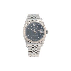 Rolex Datejust  68274 31mm Black Index W/Roman Track Dial Fluted Bezel Jubilee